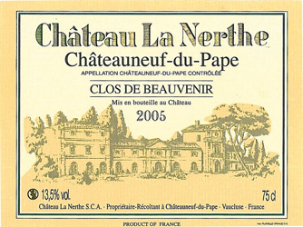 Château la Nerthe «Beauvenir »