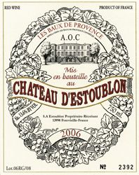 Château d'Estoublon