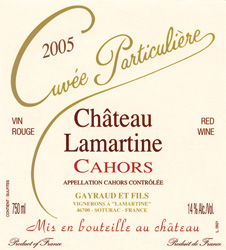 Château Lamartine - Cuvée Particulière