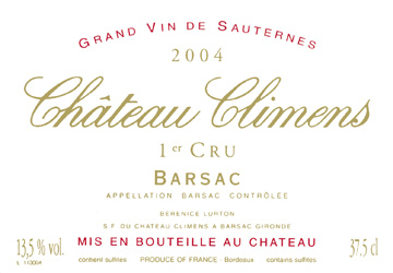 Château Climens 1er Cru