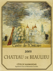 Château de Beaulieu Cuvée de l'Oratoire