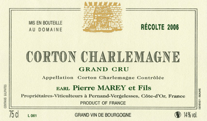 Corton Charlemagne Grand Cru