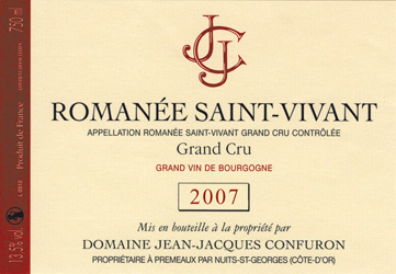 Romanée Saint Vivant Grand Cru