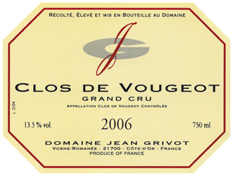 Clos de Vougeot Grand Cru