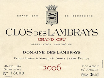 Clos des Lambrays Grand Cru