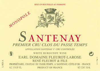 1er Cru Clos du Temps Passé