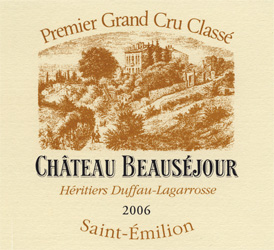 Château Beauséjour Premier Grand Cru Classé